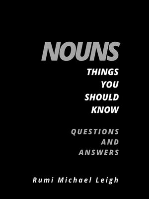 cover image of Nouns